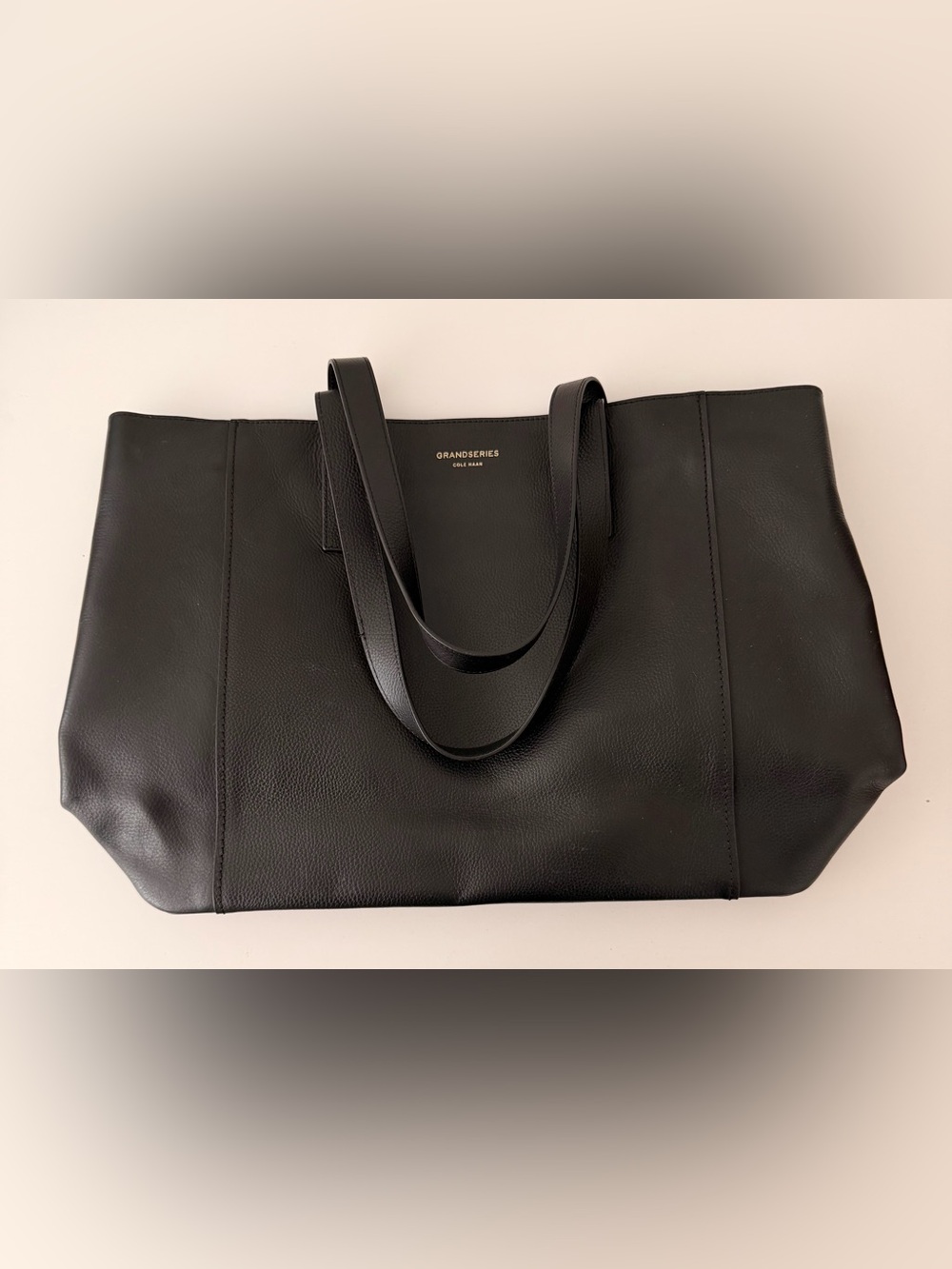 Cole Haan Black Leather GrandSeries Tote
